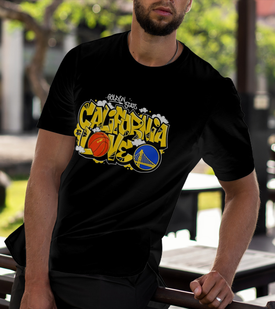 Golden State California Love Warriors Basketball T-Shirt