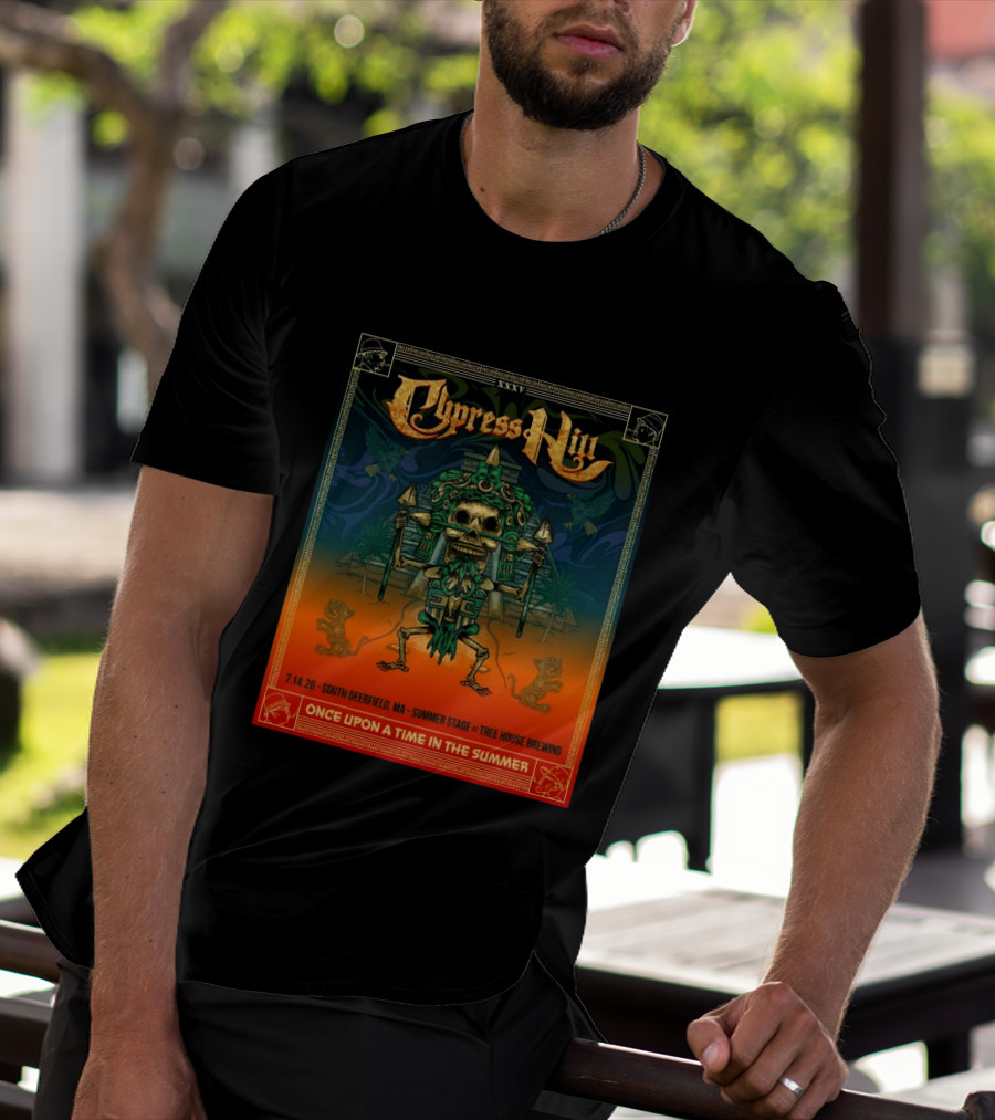 Cypress Hill XXXV Once Upon A Time In The Summer South Deerfield MA Tree House Brewing July 14 2026 T-Shirt