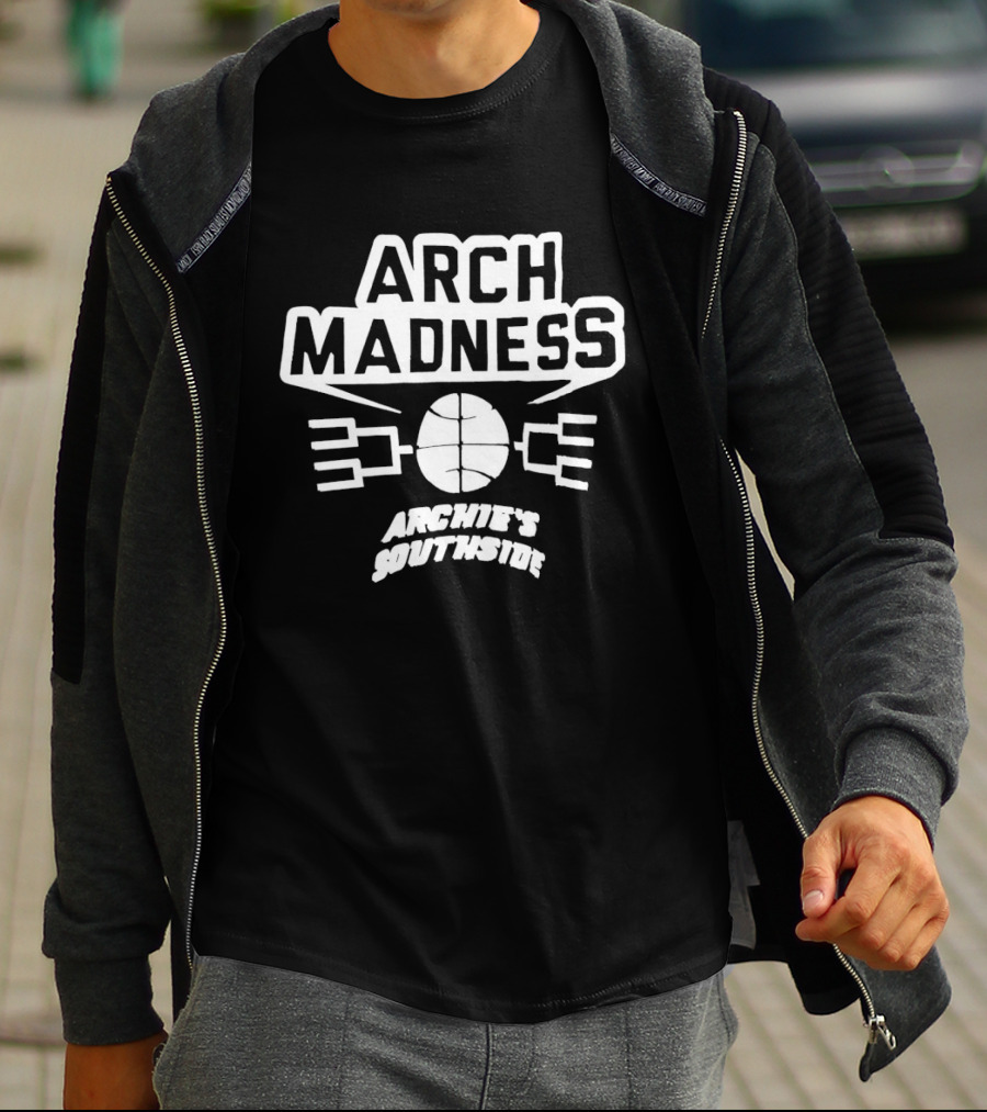 Arch Madness Archie's Southside Basketball Tournament Bracket T-Shirt