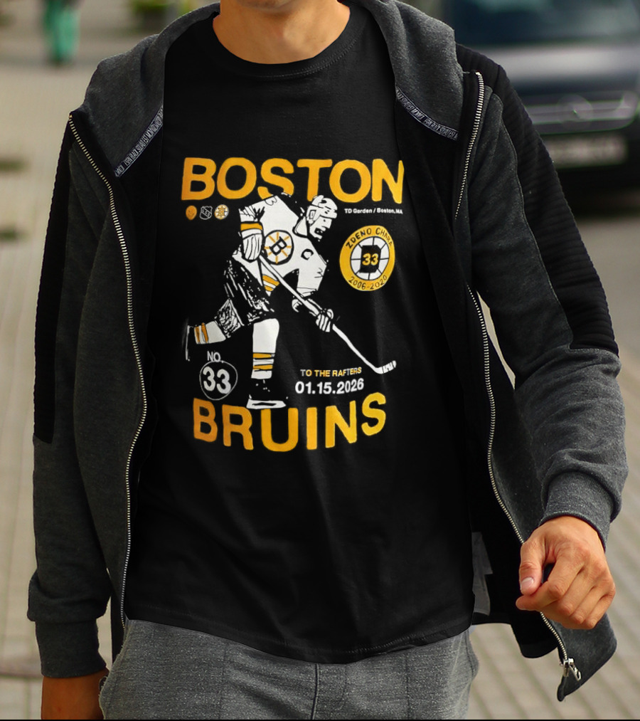 Boston Bruins 1924 Hockey Champion 2026 To The Rafters 01.15.2026 T-Shirt