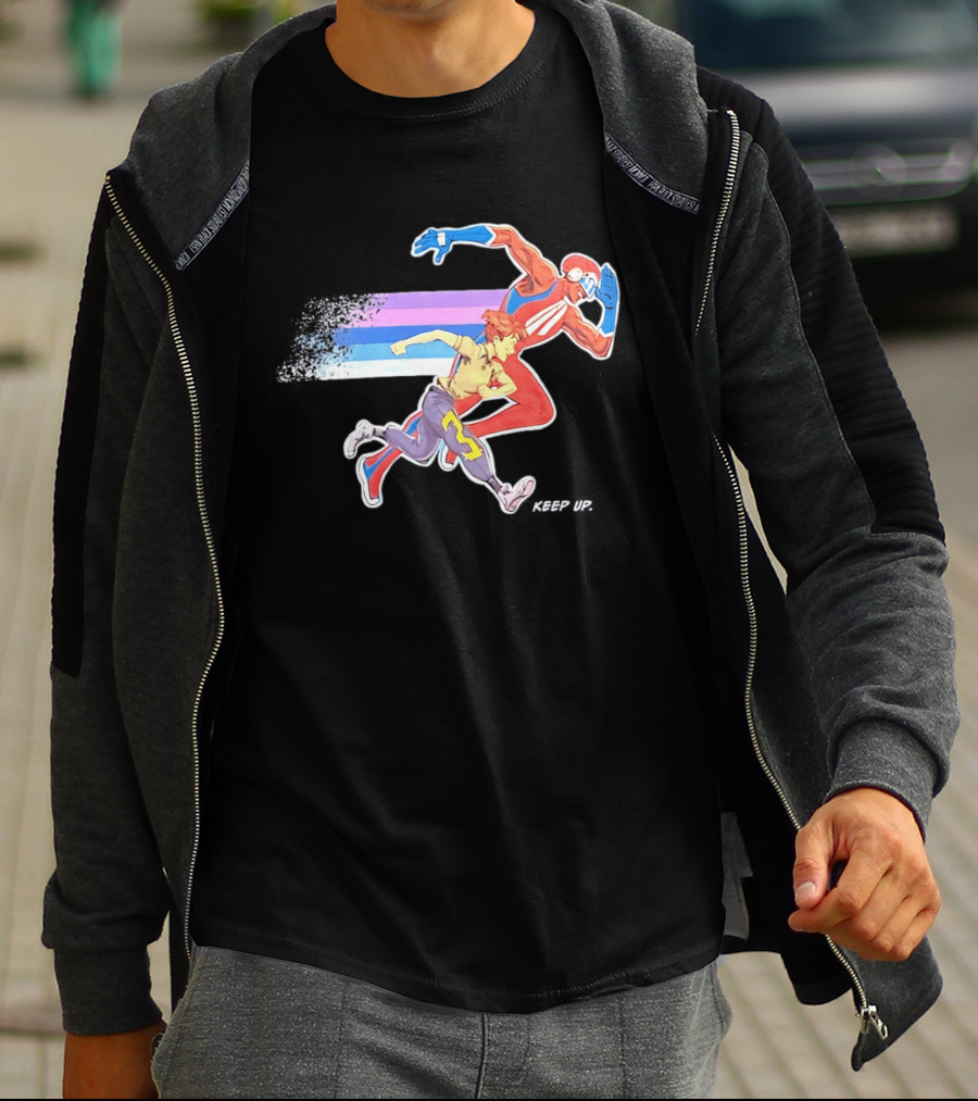 Jaxson Derr Keep Up Colorful Running Duo T-Shirt