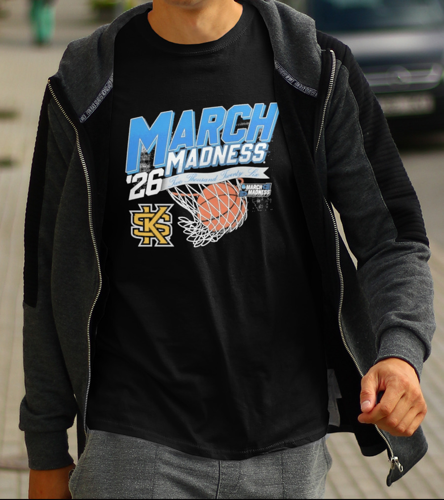 Kennesaw State Owls March Madness 2026 Two Thousand Twenty Six Basketball Net T-Shirt