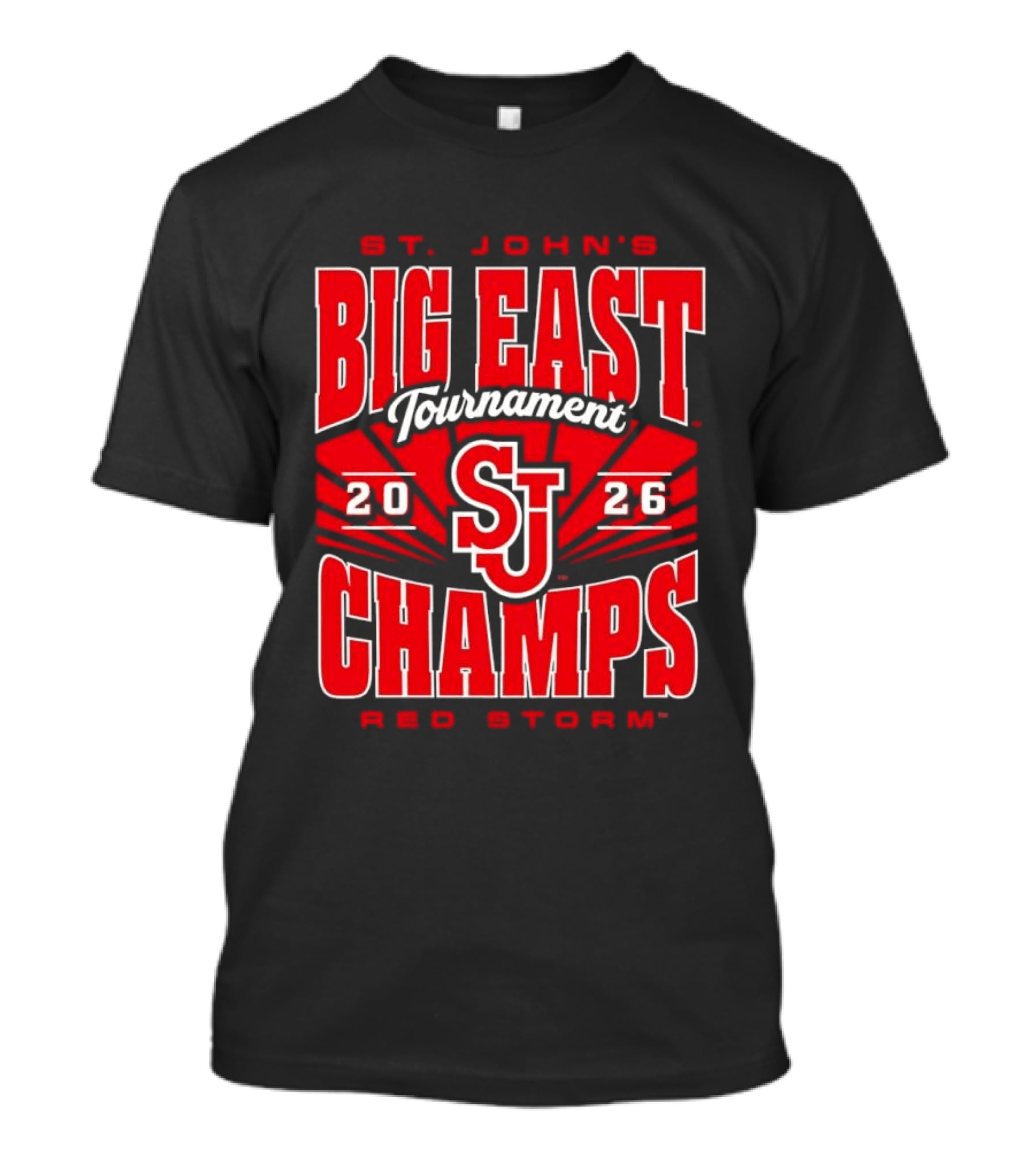 St. John's Red Storm 2026 Big East Tournament Champs T-Shirt