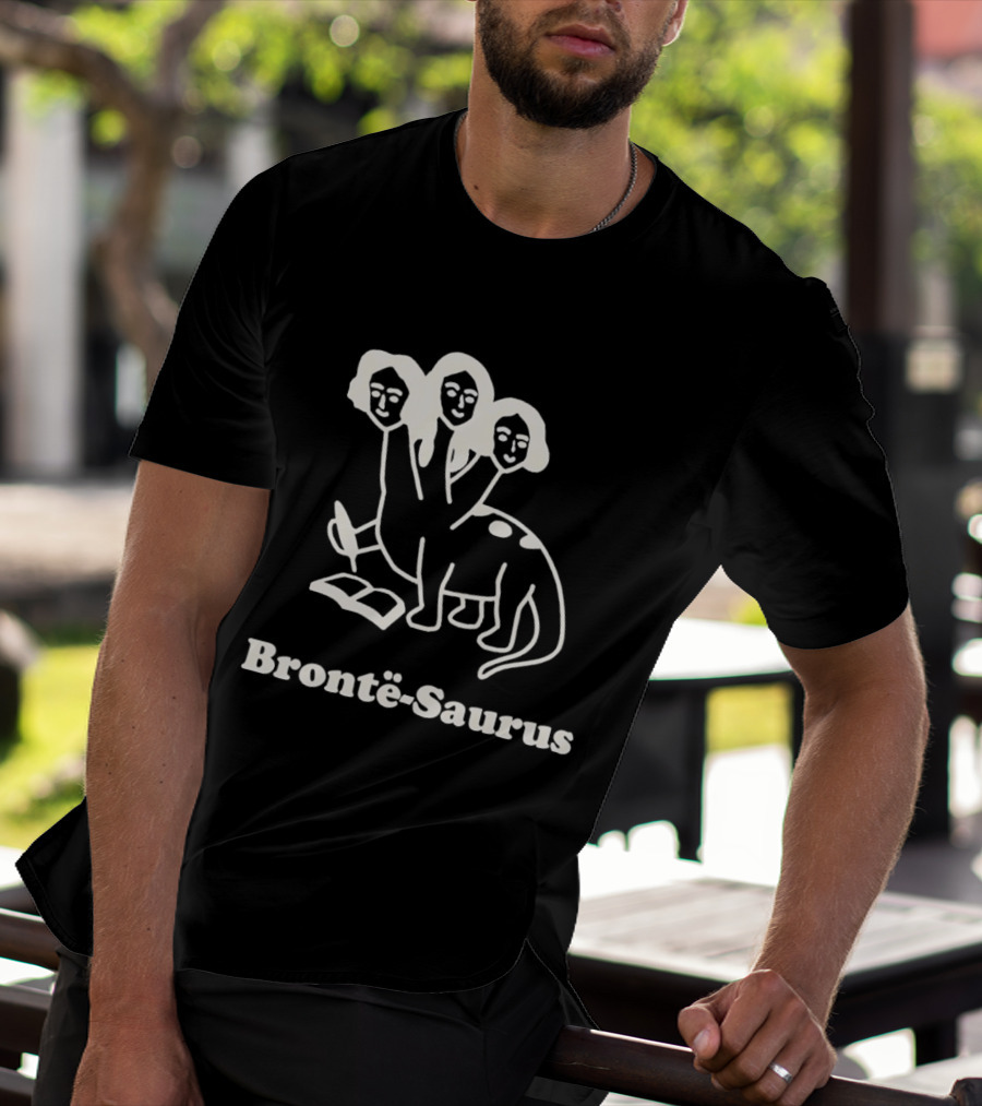 Brontë Saurus Literary Dinosaur Illustration Solar Opposites T-Shirt