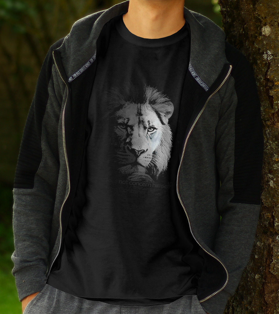 Lion Does Not Concern Himself With Open Container Laws T-Shirt