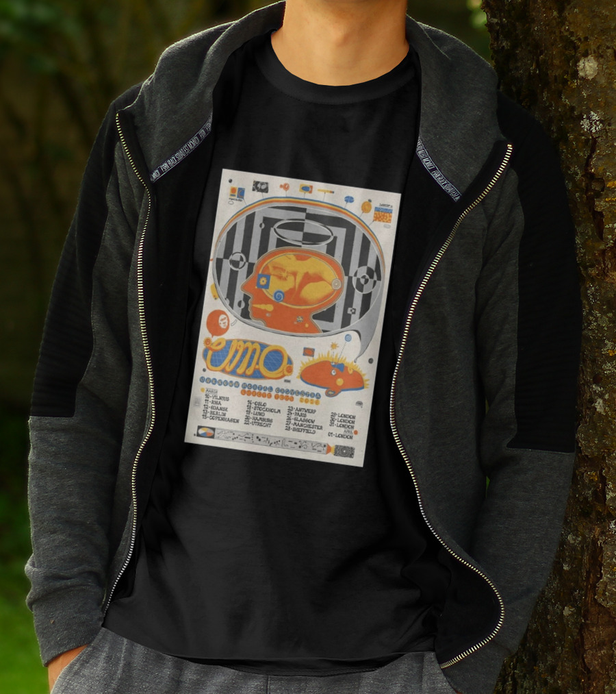 Unknown Mortal Orchestra Euro Tour 2026 Concert Dates And Locations T-Shirt