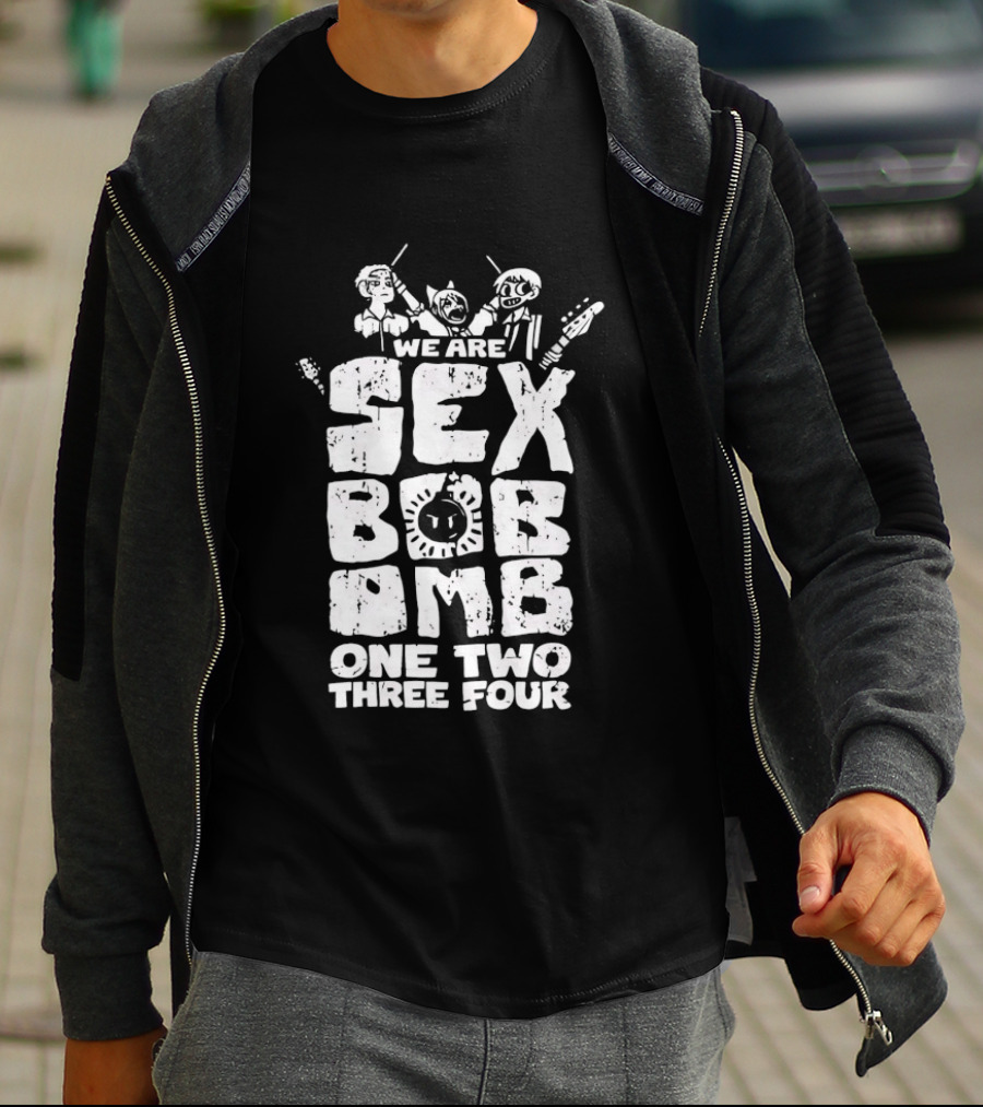We Are Sex Bob Omb One Two Three Four Band T-Shirt