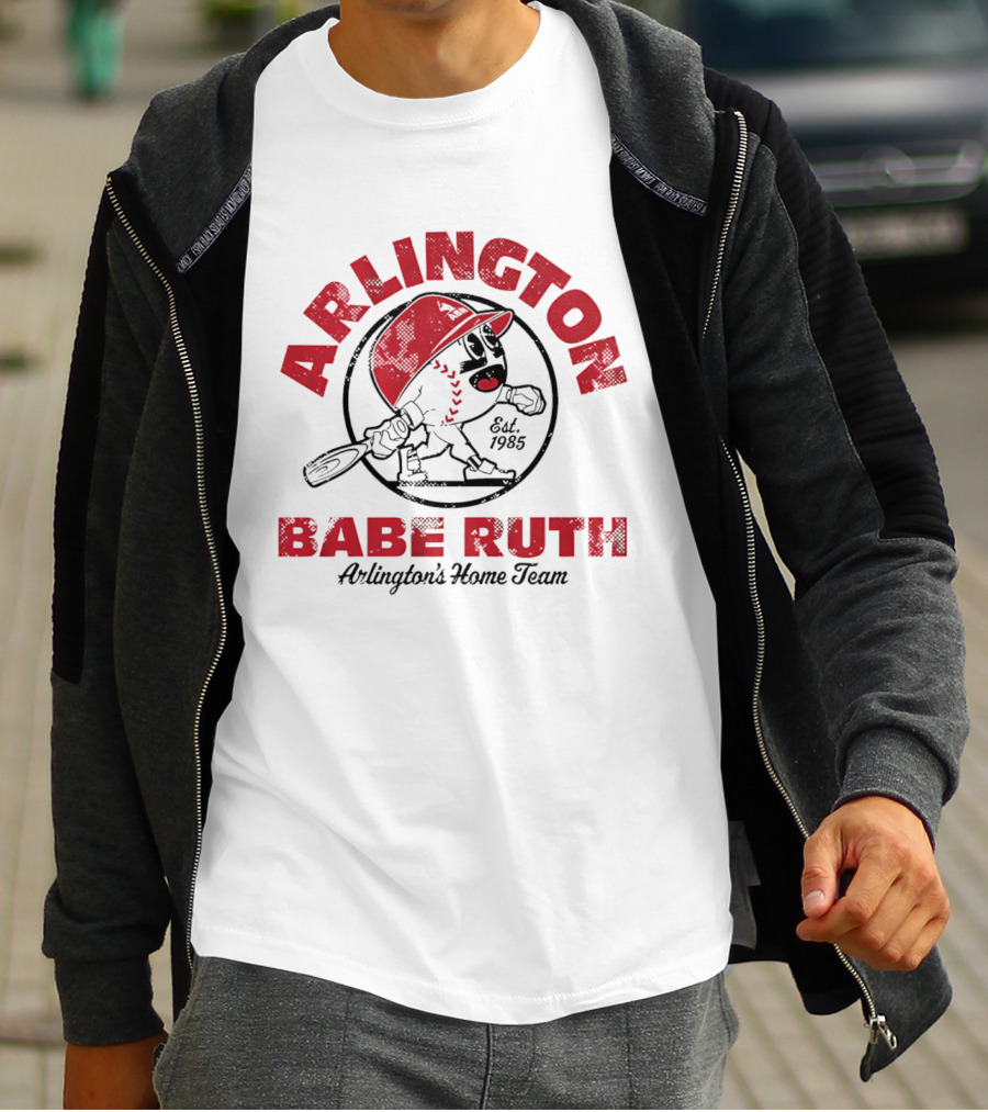 Arlington Babe Ruth Arlington's Home Team Est. 1985 Baseball T-Shirt
