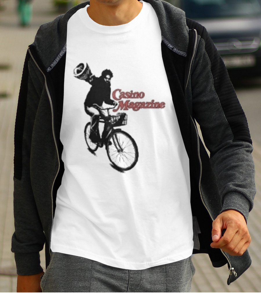 Baby Keem Limited Edition Casino Magazine Cyclist T-Shirt