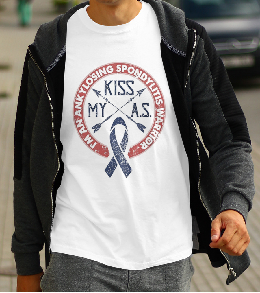 I'm An Ankylosing Spondylitis Warrior Kiss My AS T-Shirt