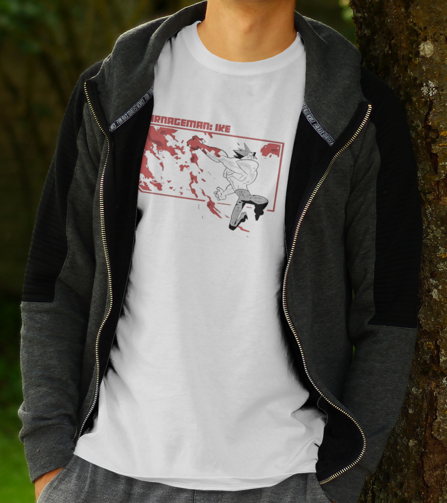 Carnageman Ike Comic Explosive Action T-Shirt