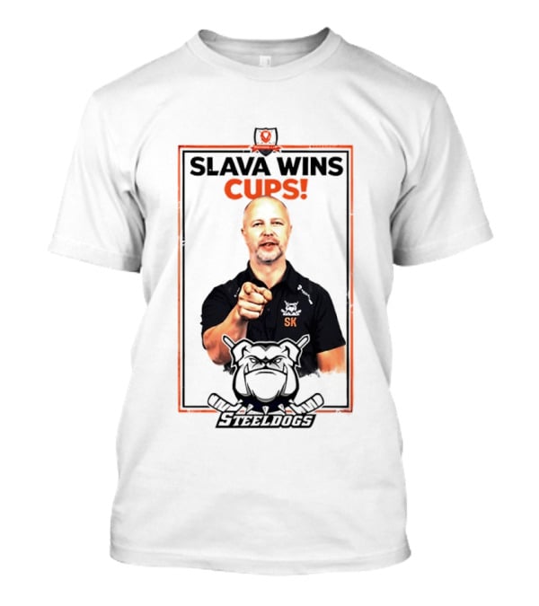 Sheffield Steeldogs Hockey Slava Wins Cups T-Shirt