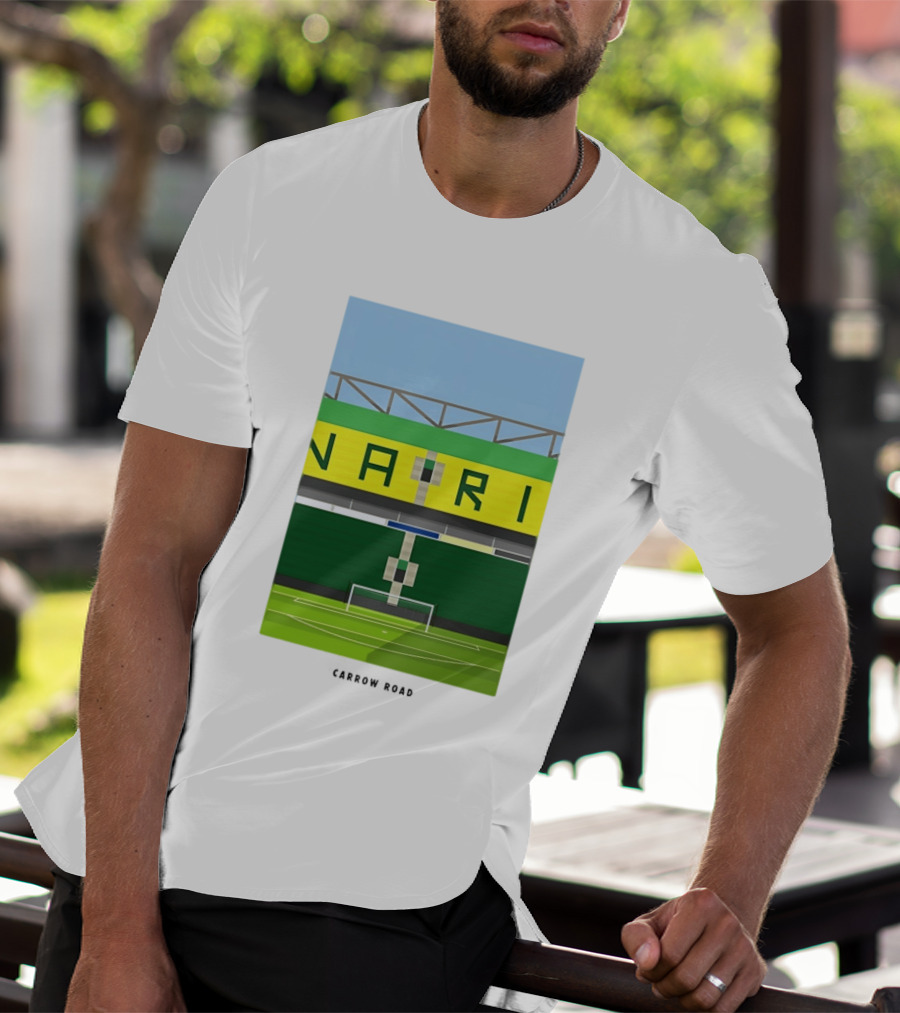 The Canaries Carrow Road Stadium Iconic Architecture T-Shirt