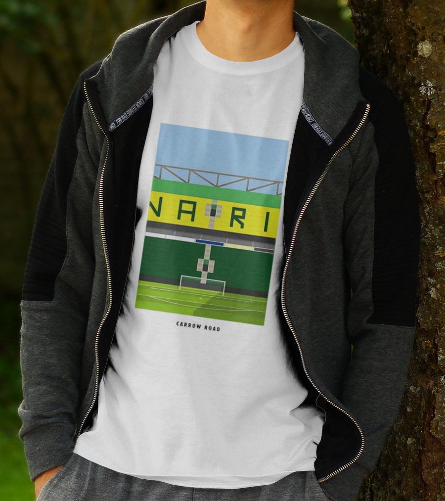 The Canaries Carrow Road Stadium Iconic Architecture T-Shirt