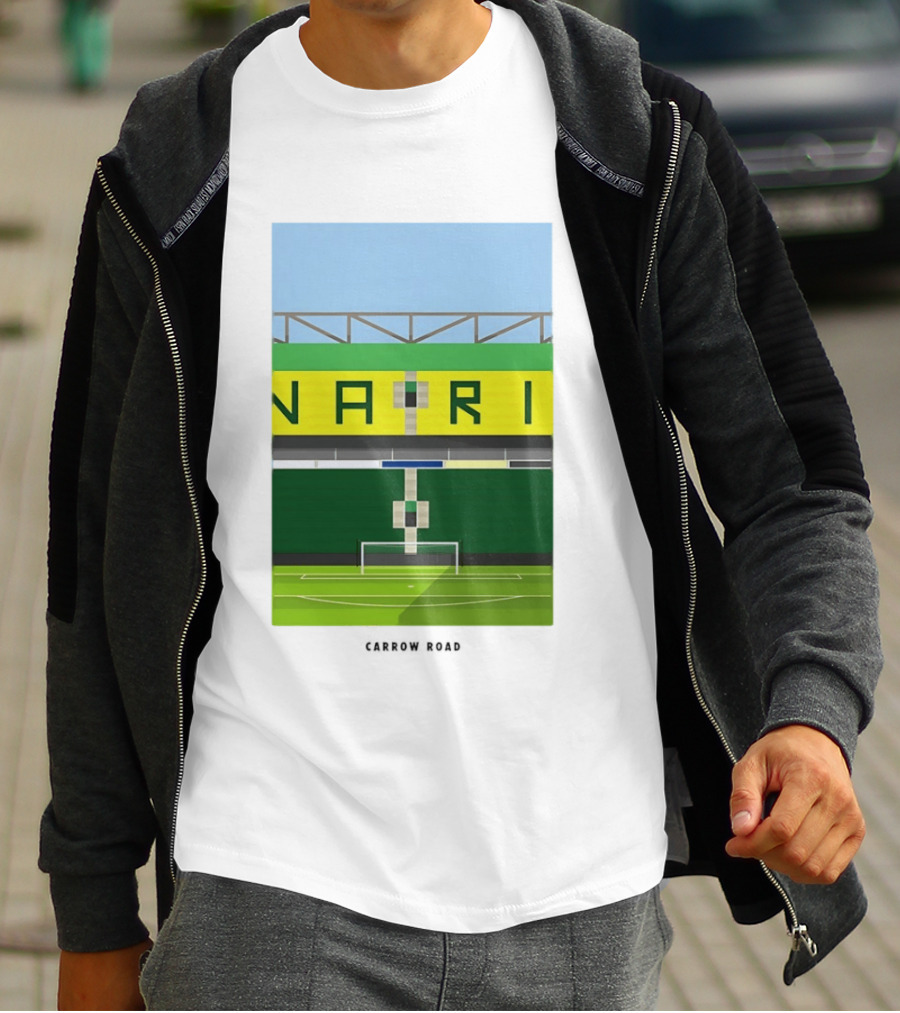The Canaries Carrow Road Stadium Iconic Architecture T-Shirt
