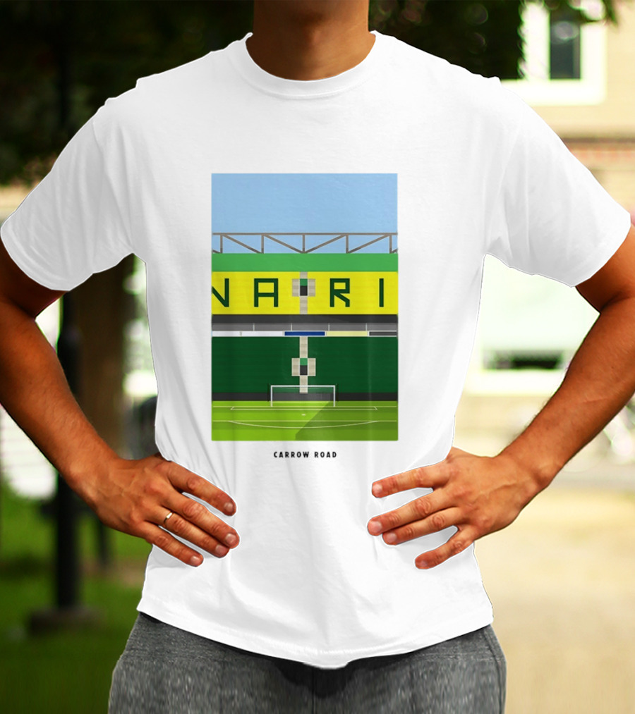The Canaries Carrow Road Stadium Iconic Architecture T-Shirt
