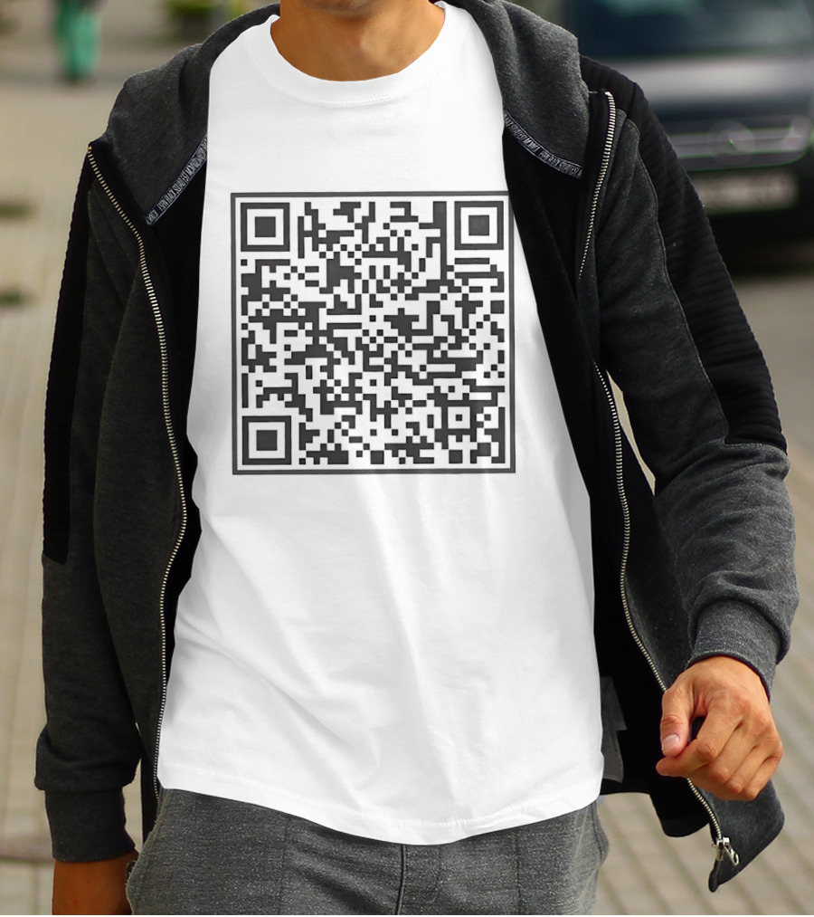 Hiden Message QR Code Political T-Shirt