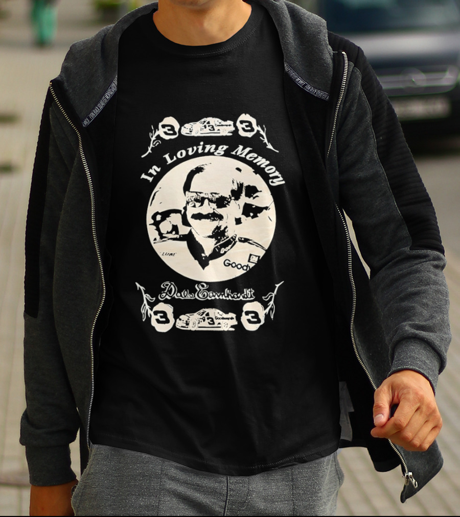 In Loving Memory Dale Earnhardt Goodwrench Number 3 Racing T-Shirt