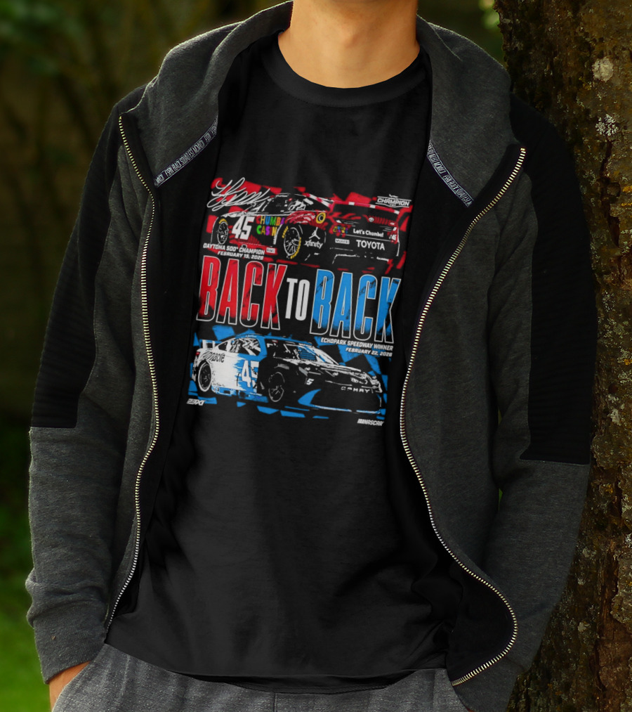 Back To Back Daytona 500 2026 Echopark Speedway Toyota Racing T-Shirt