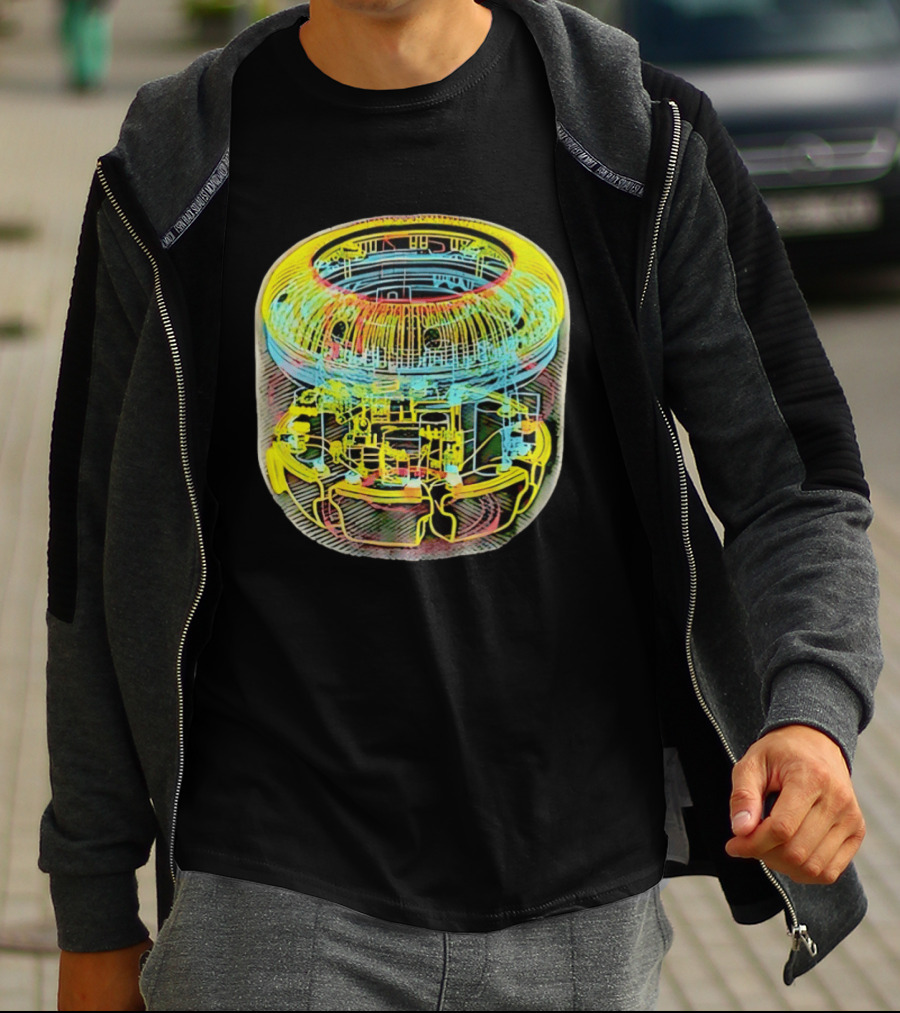 MKER Nuclear Reactor Schematic Blueprint Energy T-Shirt