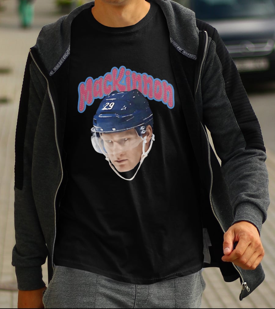 MacKinnon Big Head 29 Colorado Avalanche 26 T-Shirt