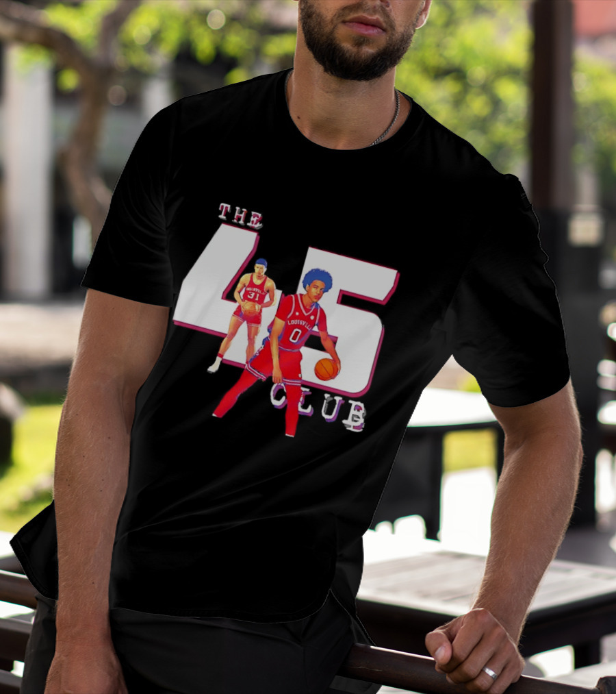 The 45 Club Louisville Cardinals Basketball Mikel Brown 31 And 0 T-Shirt