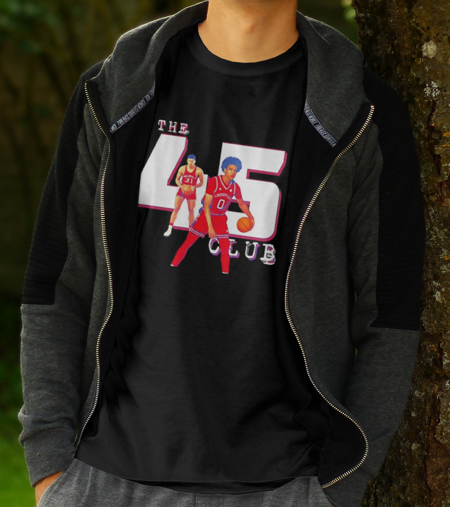 The 45 Club Louisville Cardinals Basketball Mikel Brown 31 And 0 T-Shirt