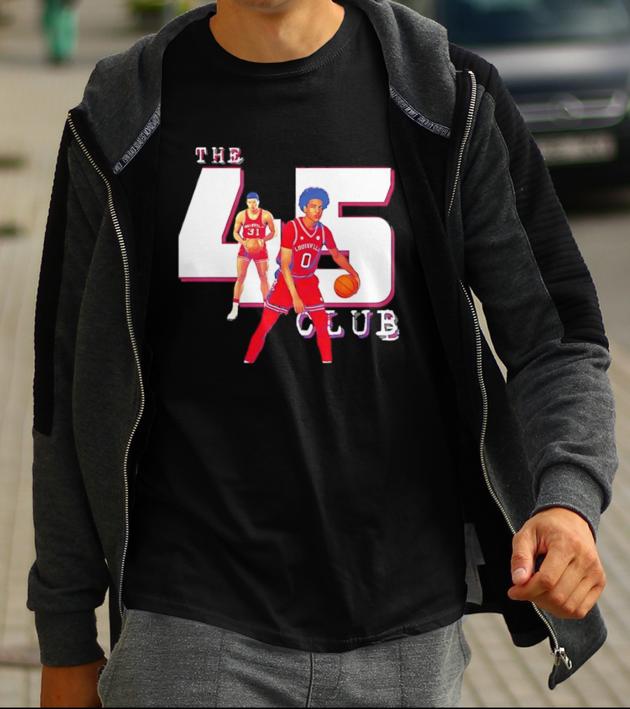The 45 Club Louisville Cardinals Basketball Mikel Brown 31 And 0 T-Shirt