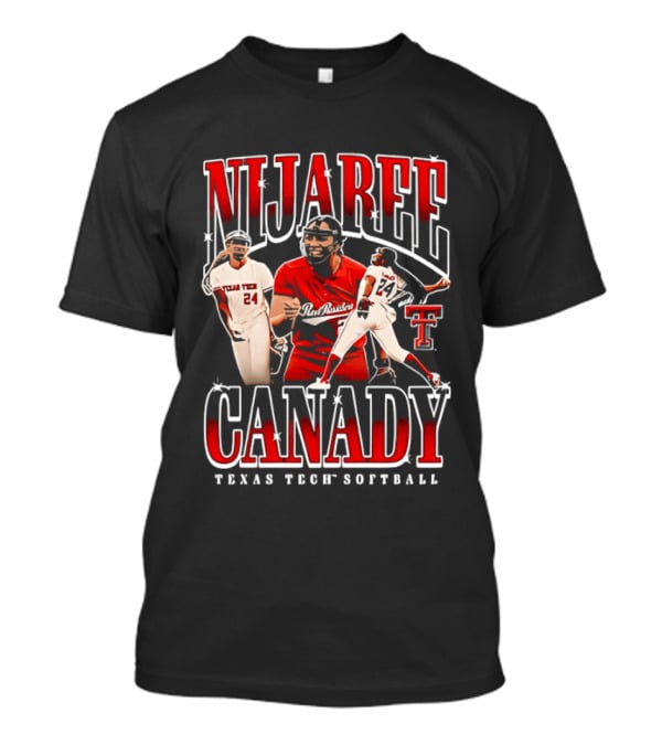 NiJaree Canady 24 Texas Tech Red Raiders Softball Star T-Shirt