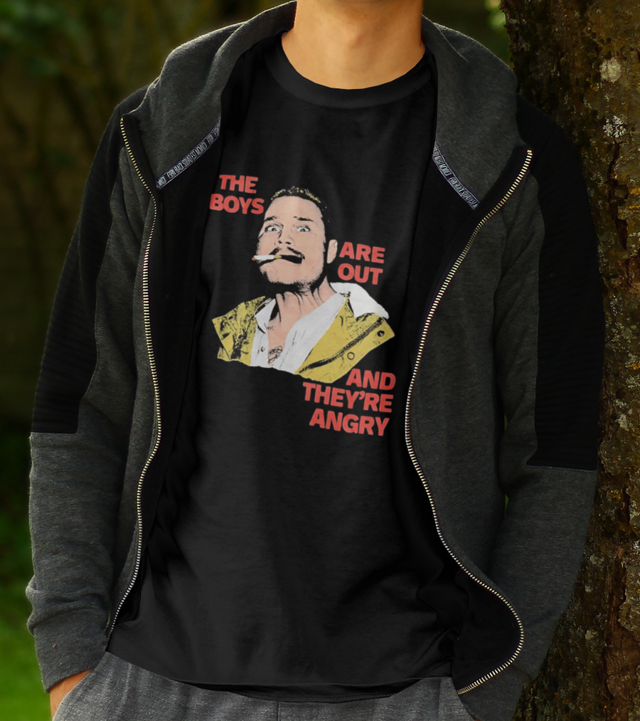 Zach Bryan The Boys Are Out And They're Angry Bold Comic T-Shirt