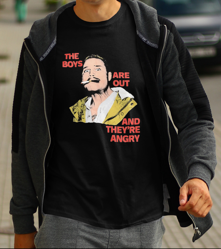 Zach Bryan The Boys Are Out And They're Angry Bold Comic T-Shirt