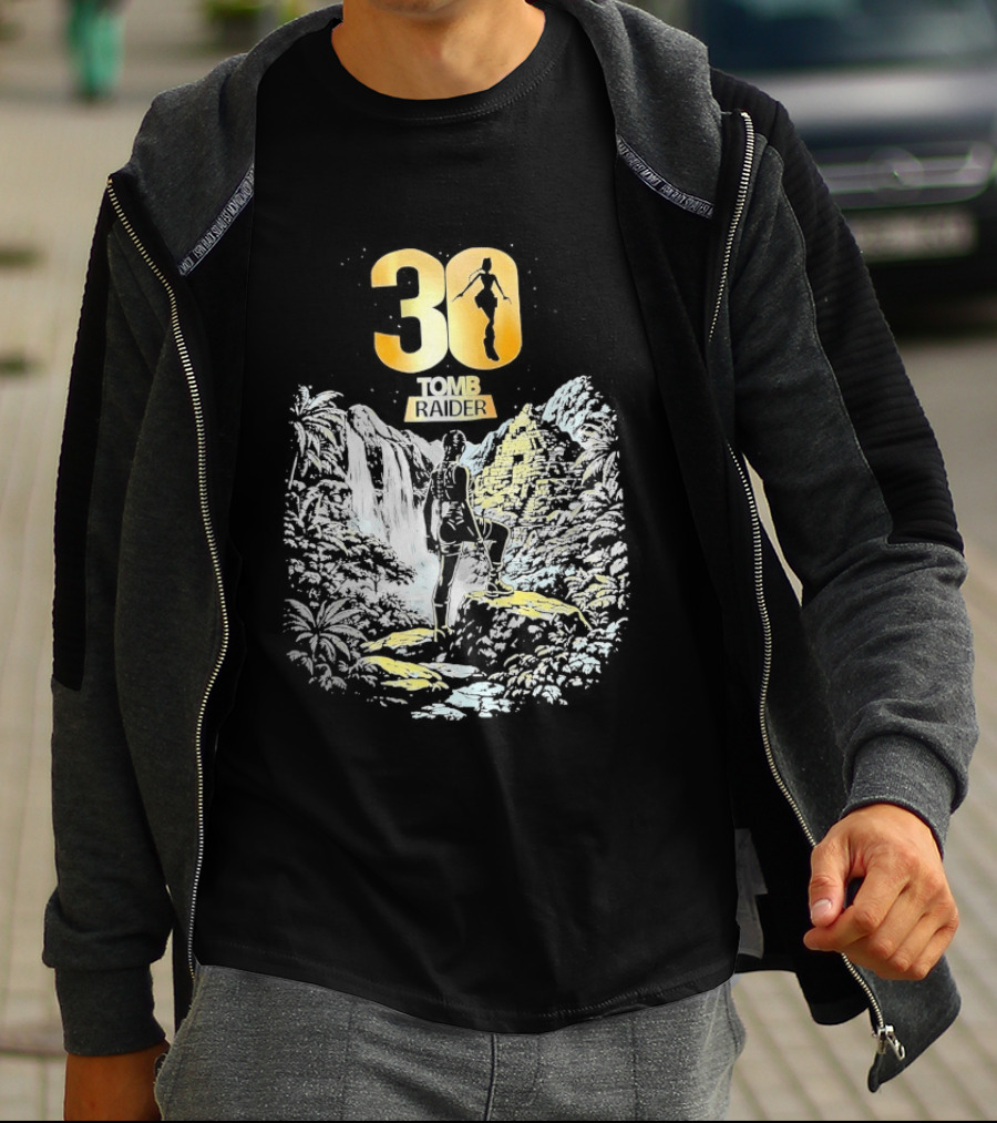 30 Years Tomb Raider Celebration Wings T-Shirt