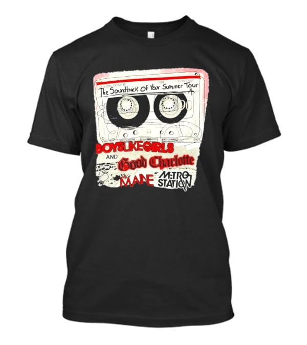 The Soundtrack Of Your Summer Tour Boys Like Girls Good Charlotte The Maine Metro Station T-Shirt