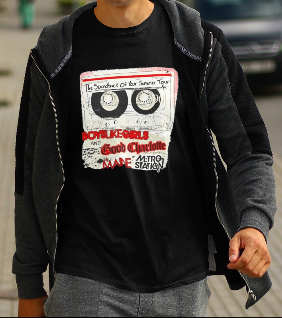 The Soundtrack Of Your Summer Tour Boys Like Girls Good Charlotte The Maine Metro Station T-Shirt