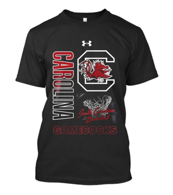 South Carolina Gamecocks Basketball 2026 C Logo Rooster T-Shirt