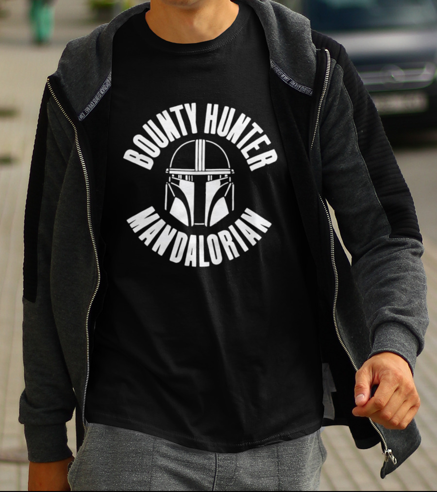 Bounty Hunter Mandalorian Helmet T-Shirt