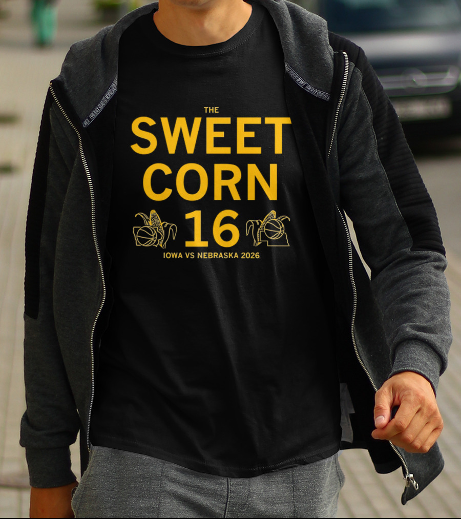 Sweet Corn 16 Iowa Vs Nebraska 2026 Corn Huskers T-Shirt