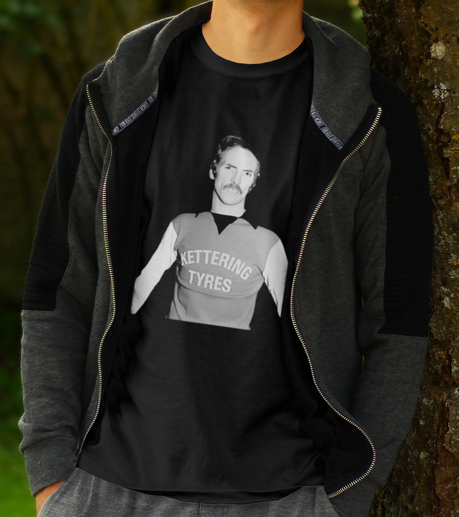 Derek Dougan Kettering Tyres Football Top T-Shirt