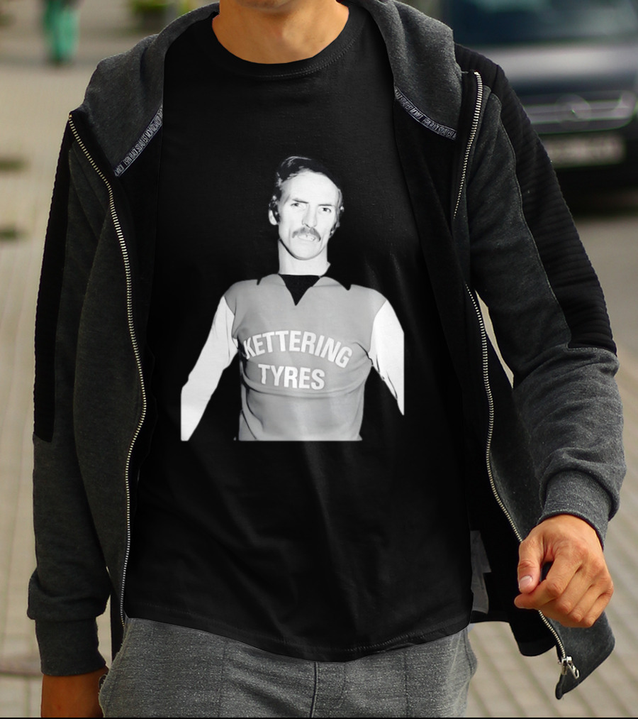 Derek Dougan Kettering Tyres Football Top T-Shirt