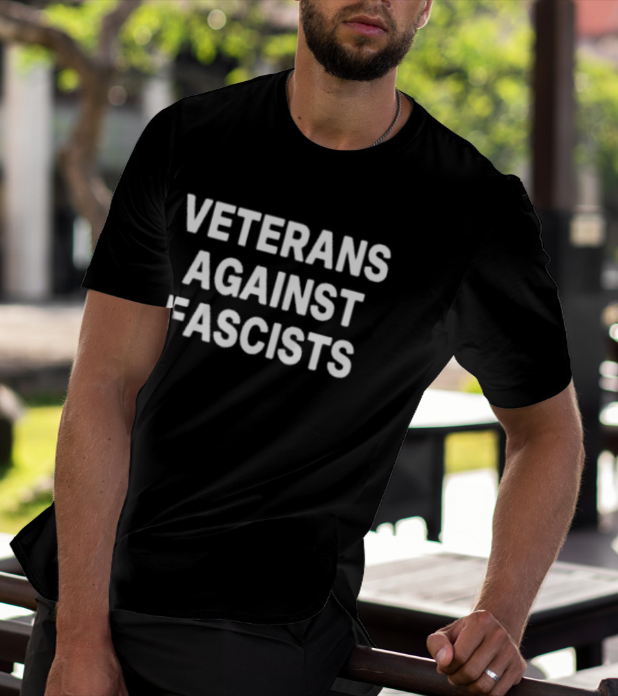 Veterans Against Fascists Original Veteran Movement T-Shirt