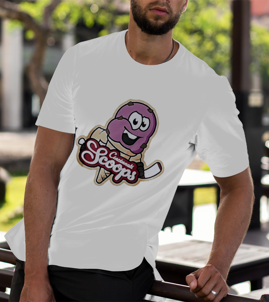 Cincinnati Scoops Hockey Ice Cream Cyclones T-Shirt