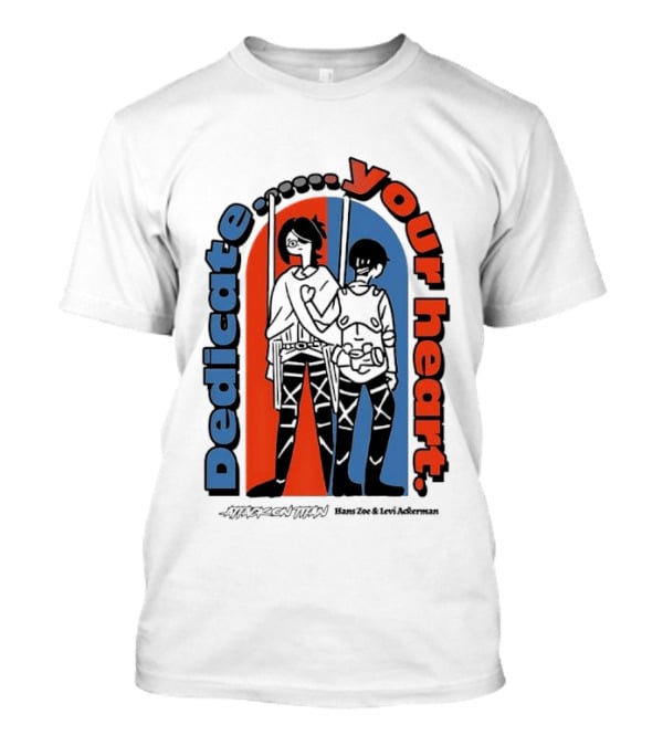 Dedicate Your Heart Attack On Titan Eren And Mikasa T-Shirt