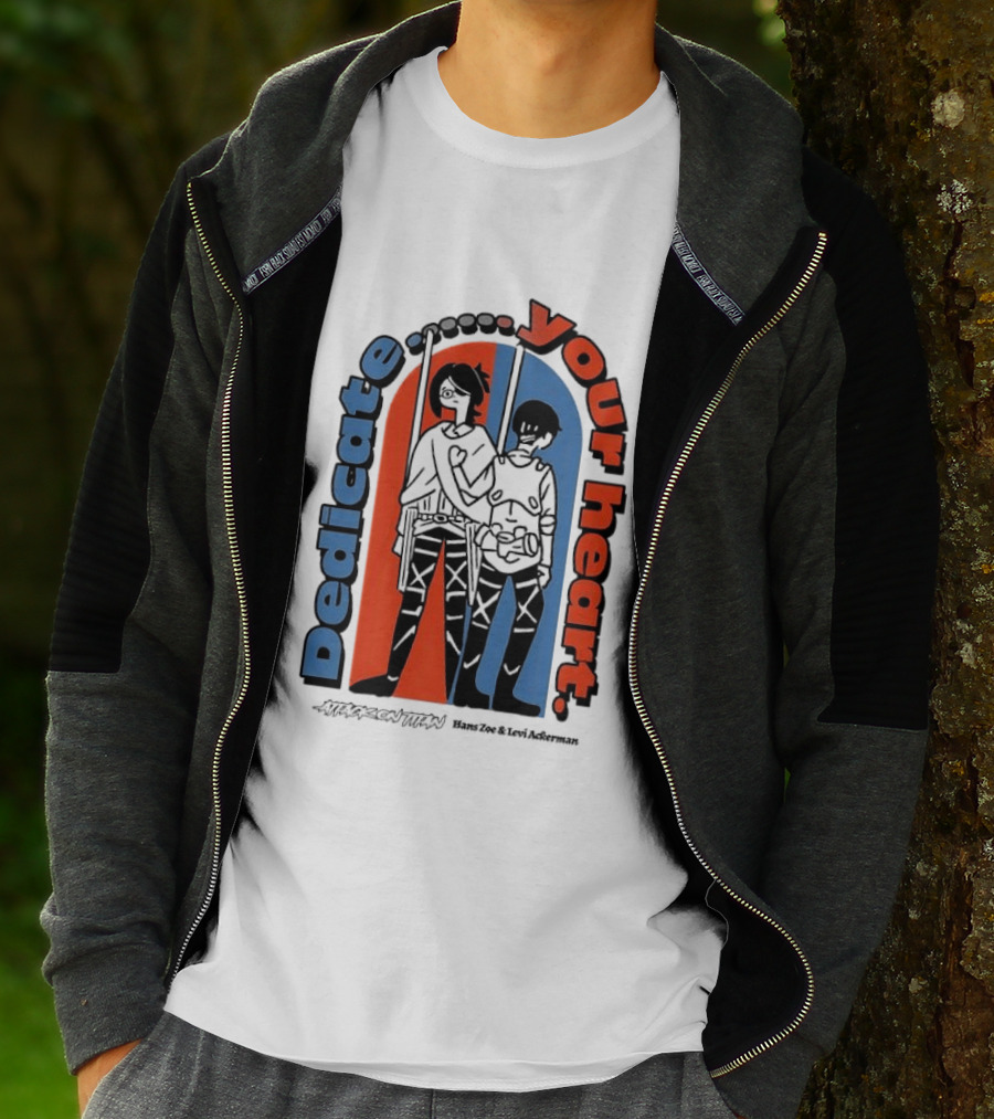 Dedicate Your Heart Attack On Titan Eren And Mikasa T-Shirt