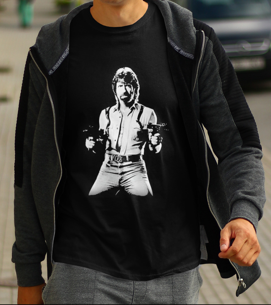 Chuck Norris Movie Star Icon Action Hero Television Series T-Shirt