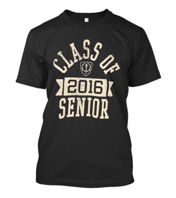 Class Of 2016 Senior Vintage Style Shield T-Shirt