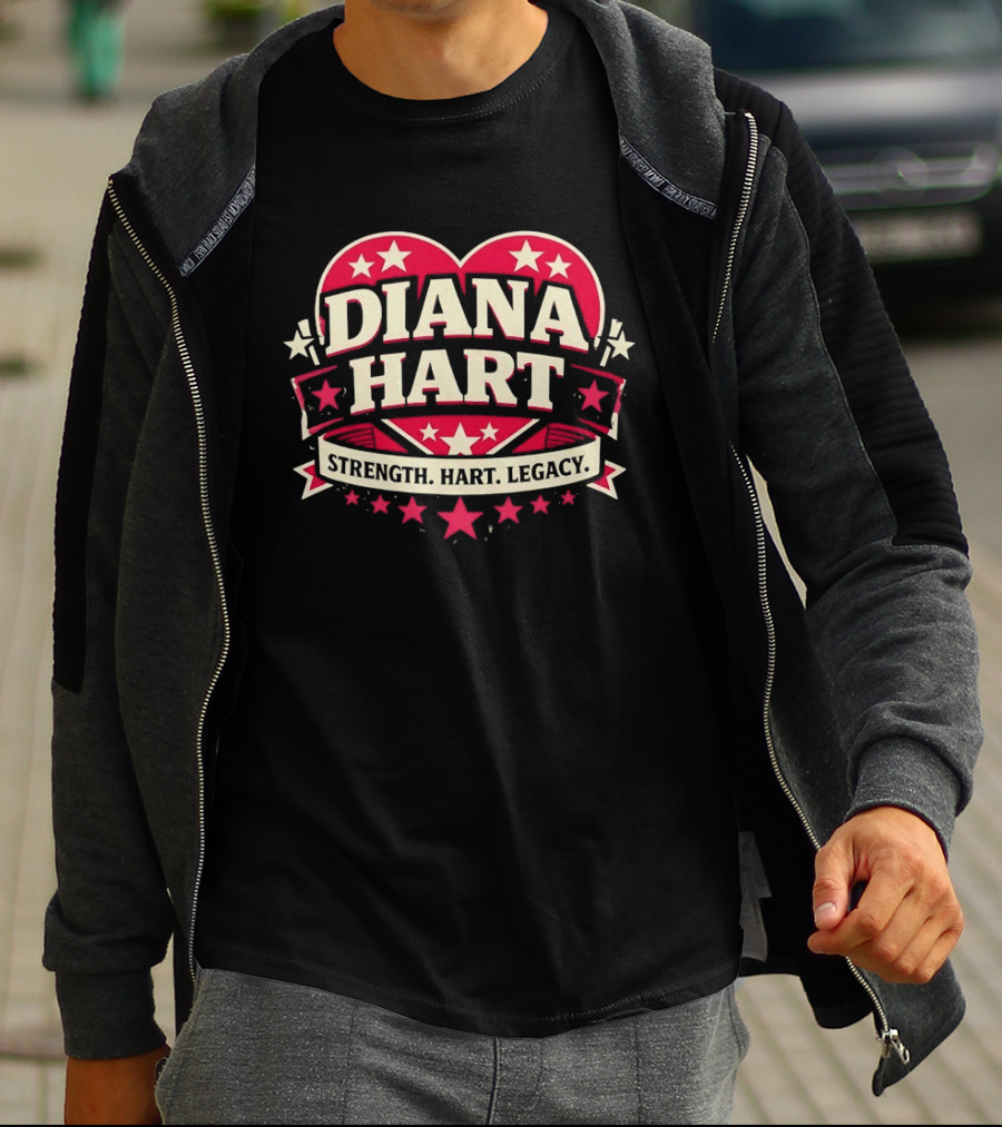 Diana Hart Strength Hart Legacy Stars And Heart T-Shirt