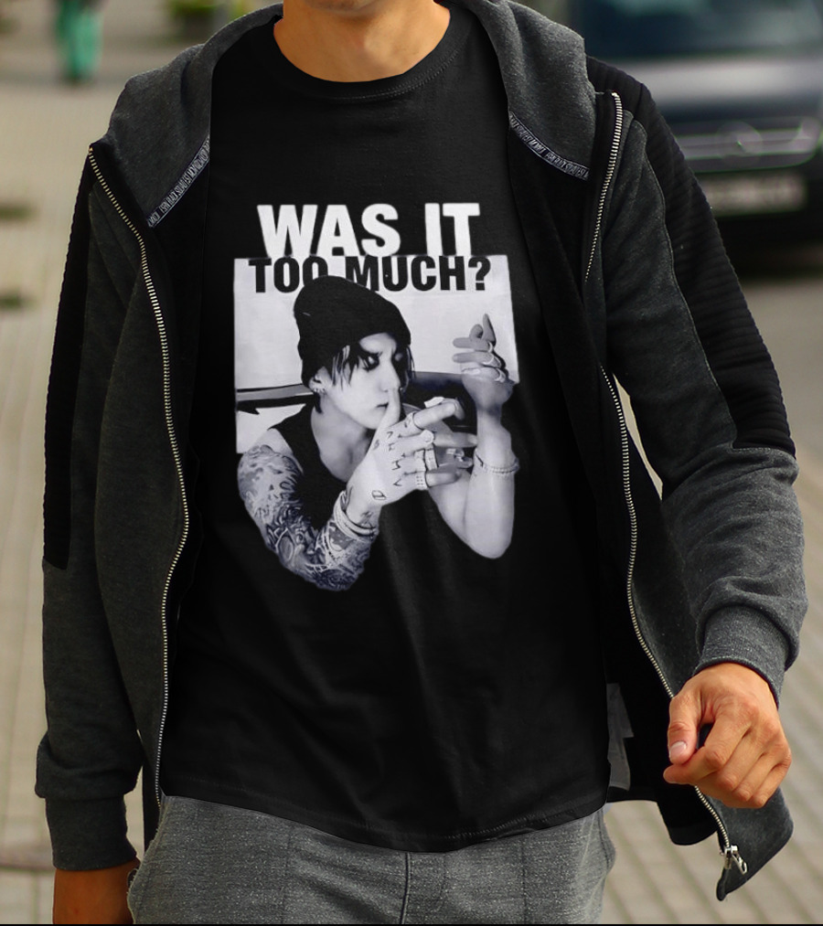 BTS Jungkook Was It Too Much Tattoo T-Shirt