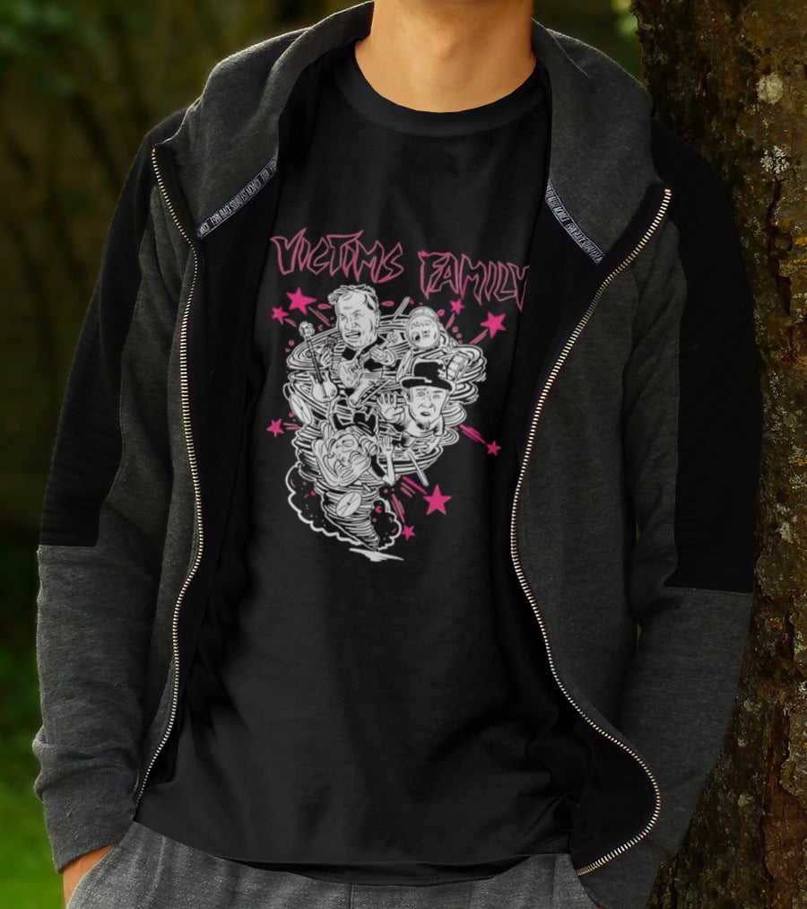 Victims Family Rock Band Tornado With Stars T-Shirt