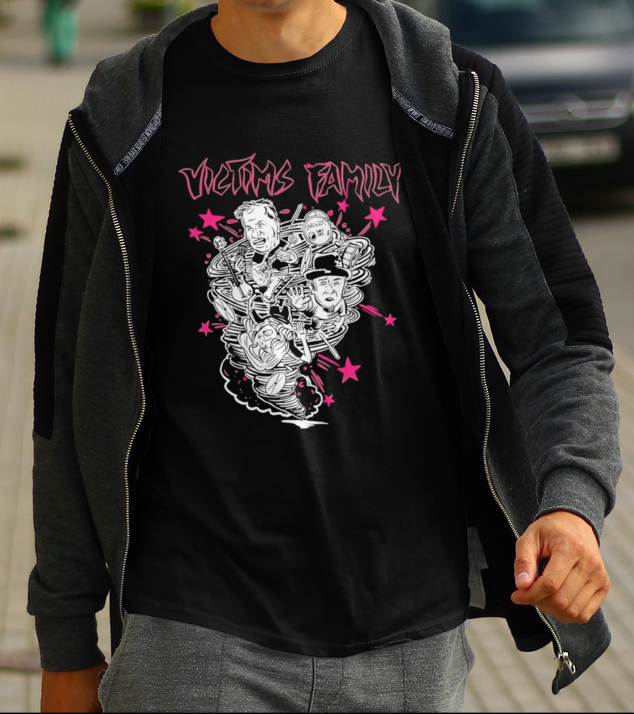 Victims Family Rock Band Tornado With Stars T-Shirt