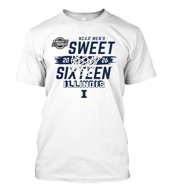 NCAA Men's March Madness 2026 Sweet Sixteen Illinois I T-Shirt